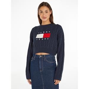 TOMMY JEANS Korte trui in grof tricot