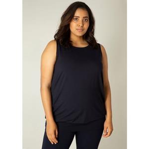 Base Level Curvy Longtop "Yasmina", Formgebendes Bündchen am Saum