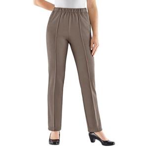 Your Look... for less! Dames Jerseybroek taupe Größe