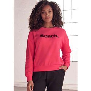 Bench. Sweatshirt "-Loungeshirt", mit glänzendem Logodruck, Loungewear
