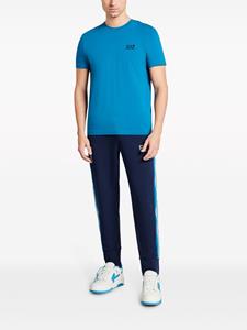 Ea7 Emporio Armani T-shirt met logoprint - Blauw