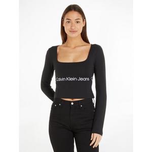 Calvin Klein Jeans T-Shirt "LOGO ELASTIC MILANO LS TOP"