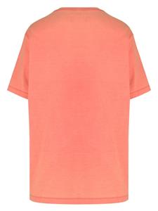 Doublet T-shirt met print - Oranje