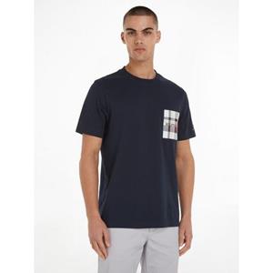 Tommy Hilfiger T-shirt CHECK MONOTYPE LABEL TEE