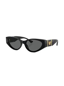 Versace Eyewear Zonnebril met ovaal montuur - Zwart