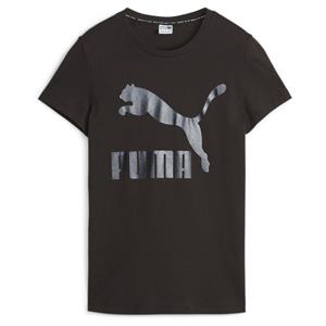 PUMA Classics T-shirt met logo dames