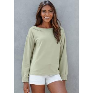 Bench. Sweatshirt met aangerimpelde mouwboorden