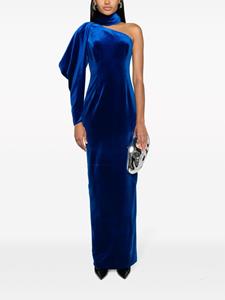 JEAN-LOUIS SABAJI Asymmetrische maxi-jurk - Blauw