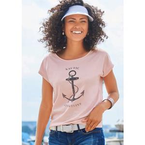 Beachtime T-shirt met maritieme print voor
