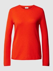 FYNCH-HATTON Gebreide pullover van kasjmier met labeldetail