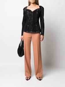 Stella McCartney Fluwelen blouse - 1082 - WASHED BLACK