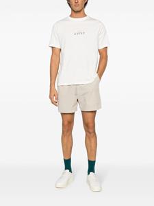 Autry logo-embroidered cotton T-shirt - Wit