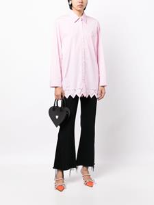 MACH & MACH Gestreepte blouse - Roze