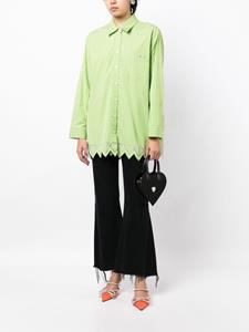 MACH & MACH Gestreepte blouse - Groen