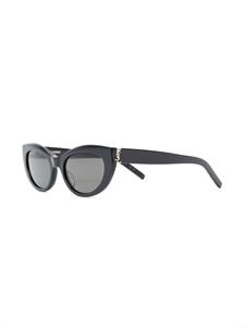 Saint Laurent Eyewear SLM115 zonnebril met cat-eye montuur - Zwart