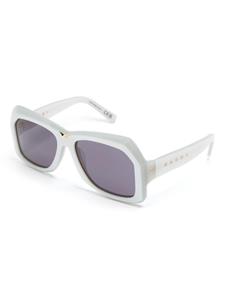 Marni Eyewear oversized-frame tinted sunglasses - Grijs
