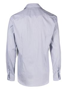 Fay long-sleeve cotton-blend shirt - Blauw
