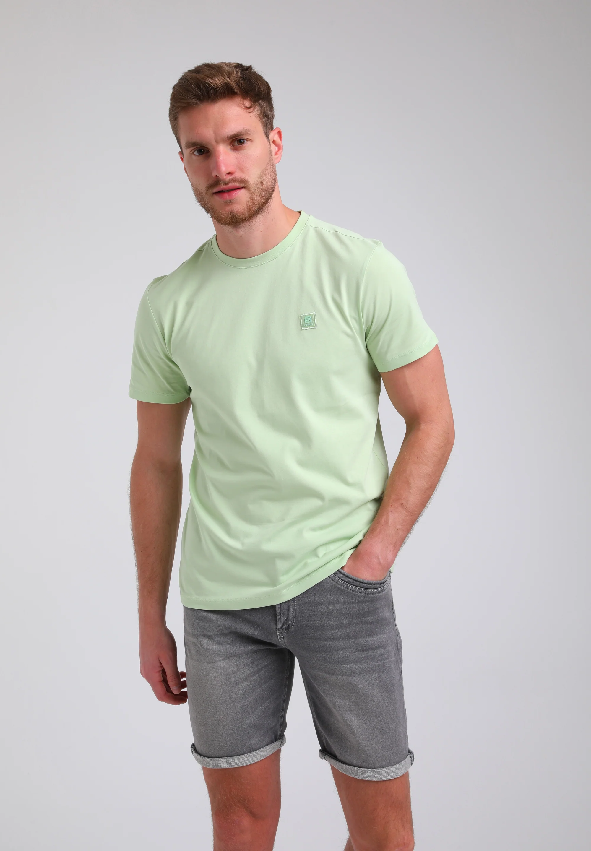 Gabbiano Heren shirt 152713 546 lime green