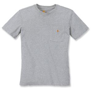 carhartt - Damen T-Shirt WORKW POCKET S/S T-SHIRT,  heather grey