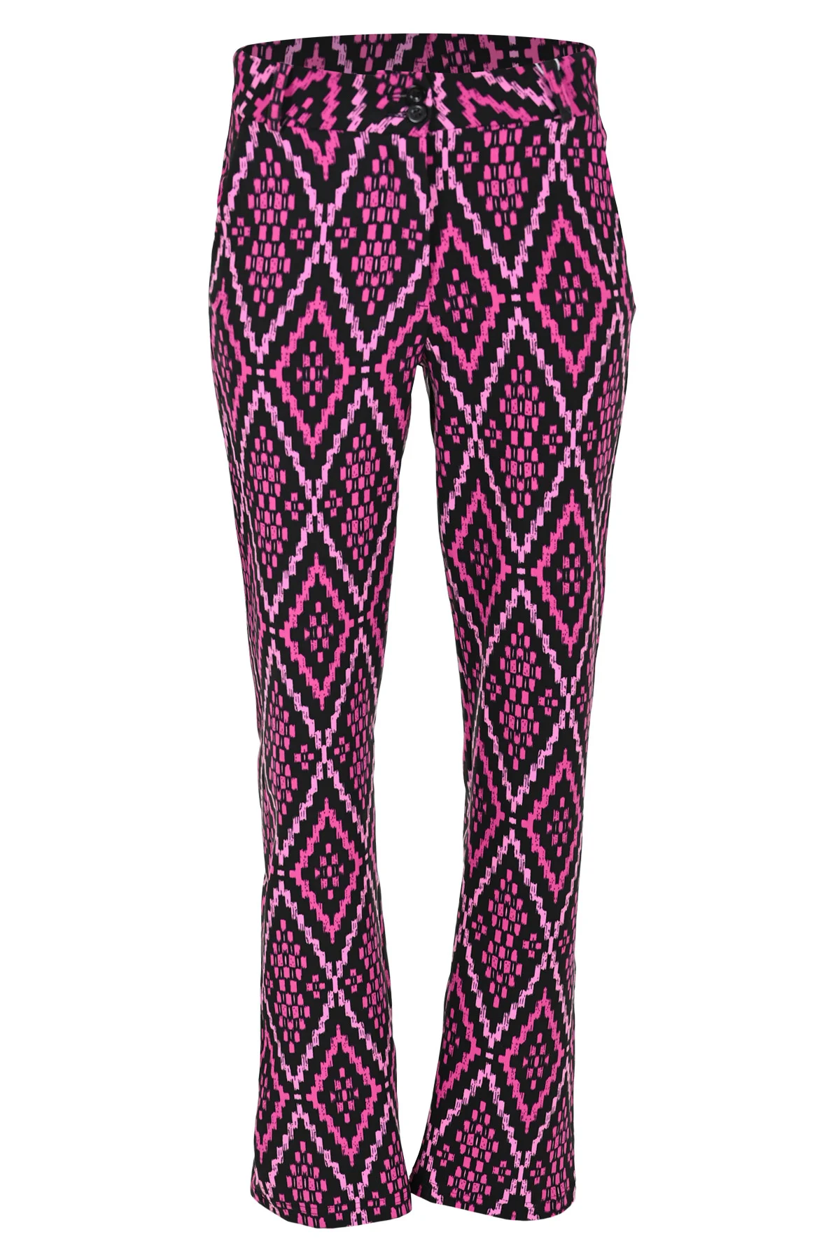 Zizo Joya broek ikat magenta wi23.joy.006