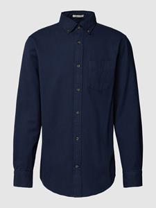 Gant Regular fit vrijetijdsoverhemd met labelstitching, model 'HERRINGBONE'
