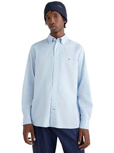 Tommy Hilfiger  Jersey Katoenen Overhemd Calm Blue - S - Heren