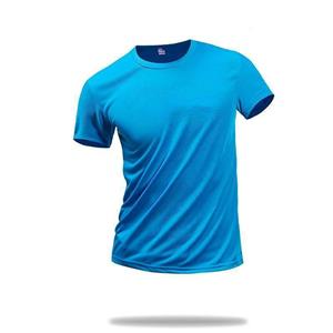 Smart Good 2023 Nieuwe zomer volwassen vrije tijd ademend sneldrogend fitness sport effen kleur T-shirt met korte mouwen