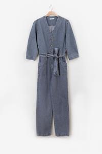 Sissy-Boy Grijze Washed Denim Jumpsuit