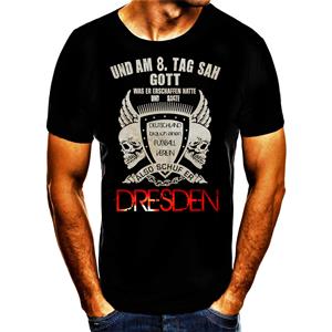 Shirtbude T-shirt met Dynamo Dresden-print