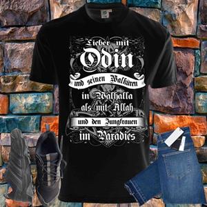Shirtbude T-shirt met Odin Thor-print