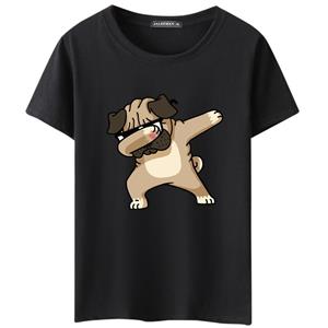 Bistrota Man's Cute Korte Mouwen Casual T-shirt M-5XL Loose Tee Shirt