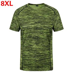 YL11KEEP Clothing Plus Size 8xl T-shirt Heren Creatief Eenvoudig Sneldrogend Ademend T-shirt Heren Zomer T-shirt