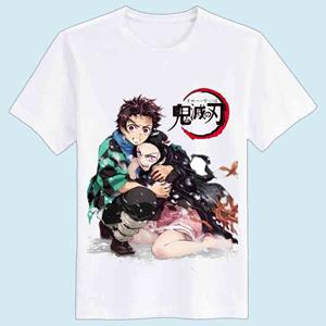 NEXT Urpretty7 Demon Slayer T Shirt Mannen Kawaii Cartoon T-shirt Kimetsu No Yaiba Japanse Anime Demon Blade Graphic Tees Unisex Top Tshirt Male