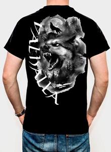 Shirtbude Valhalla Wolf Runen Germanen Vikings Print tshirt