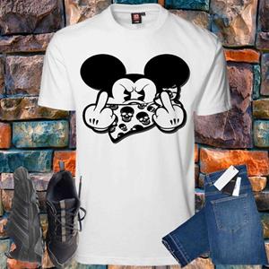 Shirtbude Mickey Maus böse Jungs Print Tshirt
