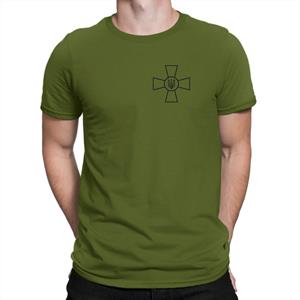 TOBRICH Zelensky Grappige Mannen TShirt Embleem van de Oekraïense strijdkrachten Zwart Puur Katoen T-shirt Homme Kleding Afdrukken Trendy