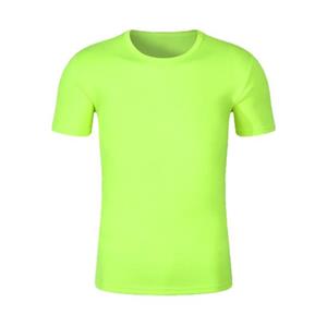 MenlyMen Unisex T-shirt Fade-resistant Pilling Resistant Polyester Regular Quick Dry Solid Color Pullover Top voor fitness