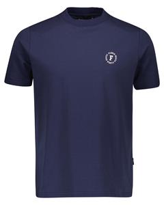 Floris Duetz  Basic Stretch T-shirt met Logo Navy
