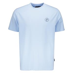Floris Duetz  Soft Finish T-shirt Lichtblauw