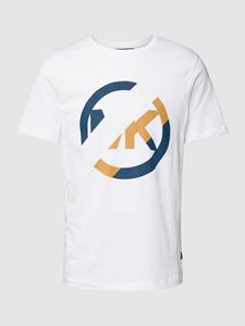 Michael Kors T-shirt met labelprint, model 'NU VICTORY'