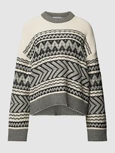 JAKE*S STUDIO WOMAN Gebreide pullover met zigzagmotief