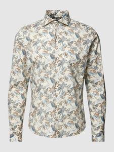 JOOP! Collection Slim fit vrijetijdsoverhemd met bloemenmotief, model 'Pai-W'