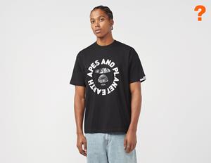 AAPE By A Bathing Ape Planet Earth T-Shirt, Black