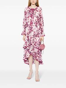 Marchesa Rosa Maxi-jurk met bloemenprint - Paars
