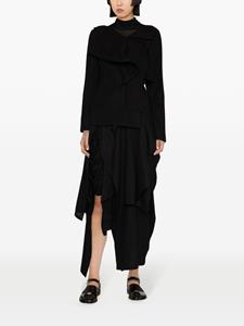 Yohji Yamamoto Asymmetrische blouse - Zwart
