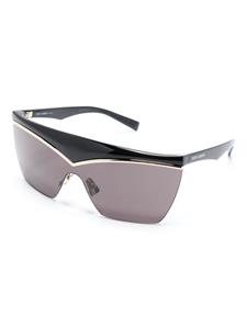 Saint Laurent Eyewear shield-frame tinted glasses - Zwart