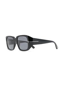 TOM FORD Eyewear Zonnebril met vierkant montuur - Zwart