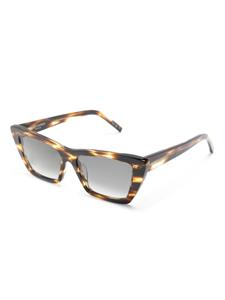 Saint Laurent Eyewear Mica zonnebril met cat-eye montuur - Bruin