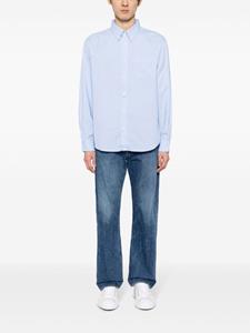 Visvim chest-pocket cotton shirt - Blauw