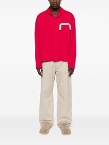 Jacquemus Overhemd met logopatch - Roze